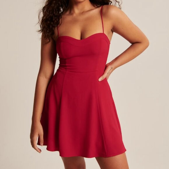 Abercrombie sweetheart slip mini dress - Picture 1 of 7